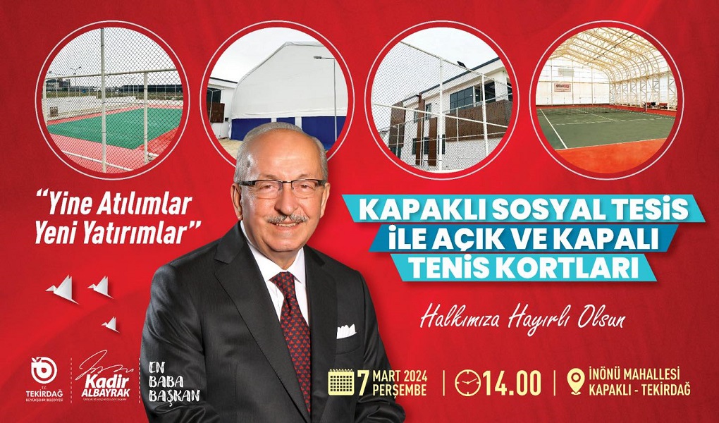 BÜYÜKŞEHİR’DEN KAPAKLI’YA DEV SPOR YATIRIMI