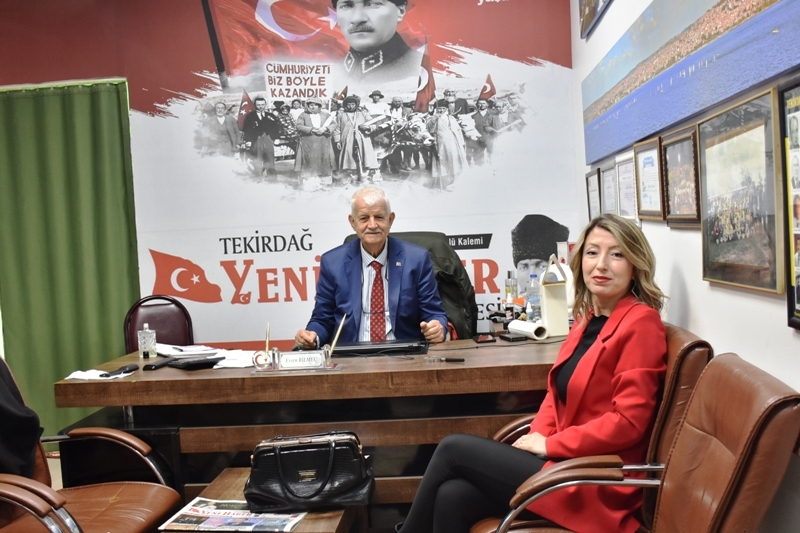 SEVCAN ALP DEN GAZETEMİZE ZİYARET