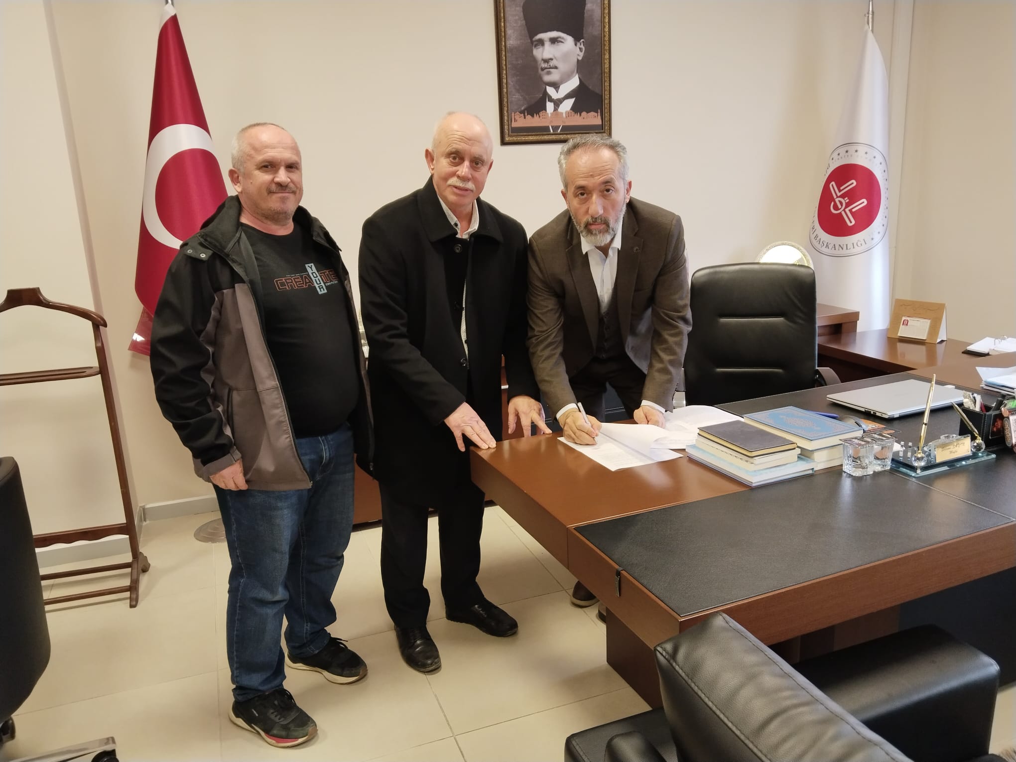 CAMİİ İNŞAATI İÇİN PROTOKOL İMZALANDI