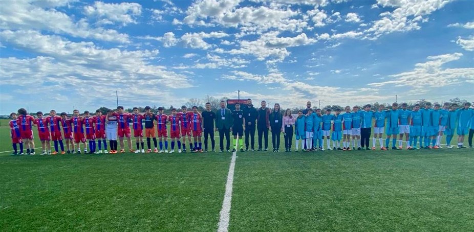 ERGENE  DE OKUL SPORLARI YILDIZ ERKEKLER FUTBOL İLÇE BİRİNCİLİĞİ MÜSABAKALARI BAŞLADI.