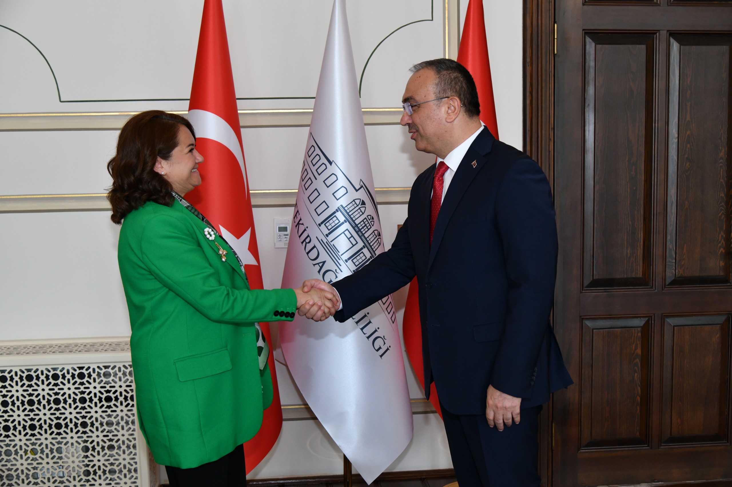 Ergene Belediye Başkanı Vali Soytürk’ü Ziyaret Etti