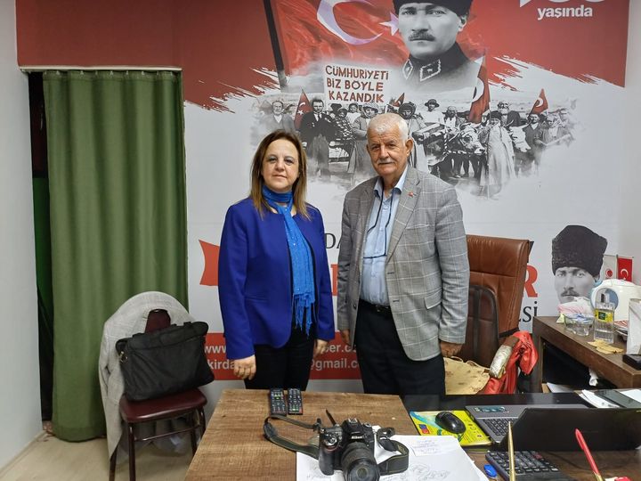 TEKİRDAĞ SGK İL MÜDÜRÜMÜZ FATMA DERYA ALAN GAZETEMİZE ZİYARET