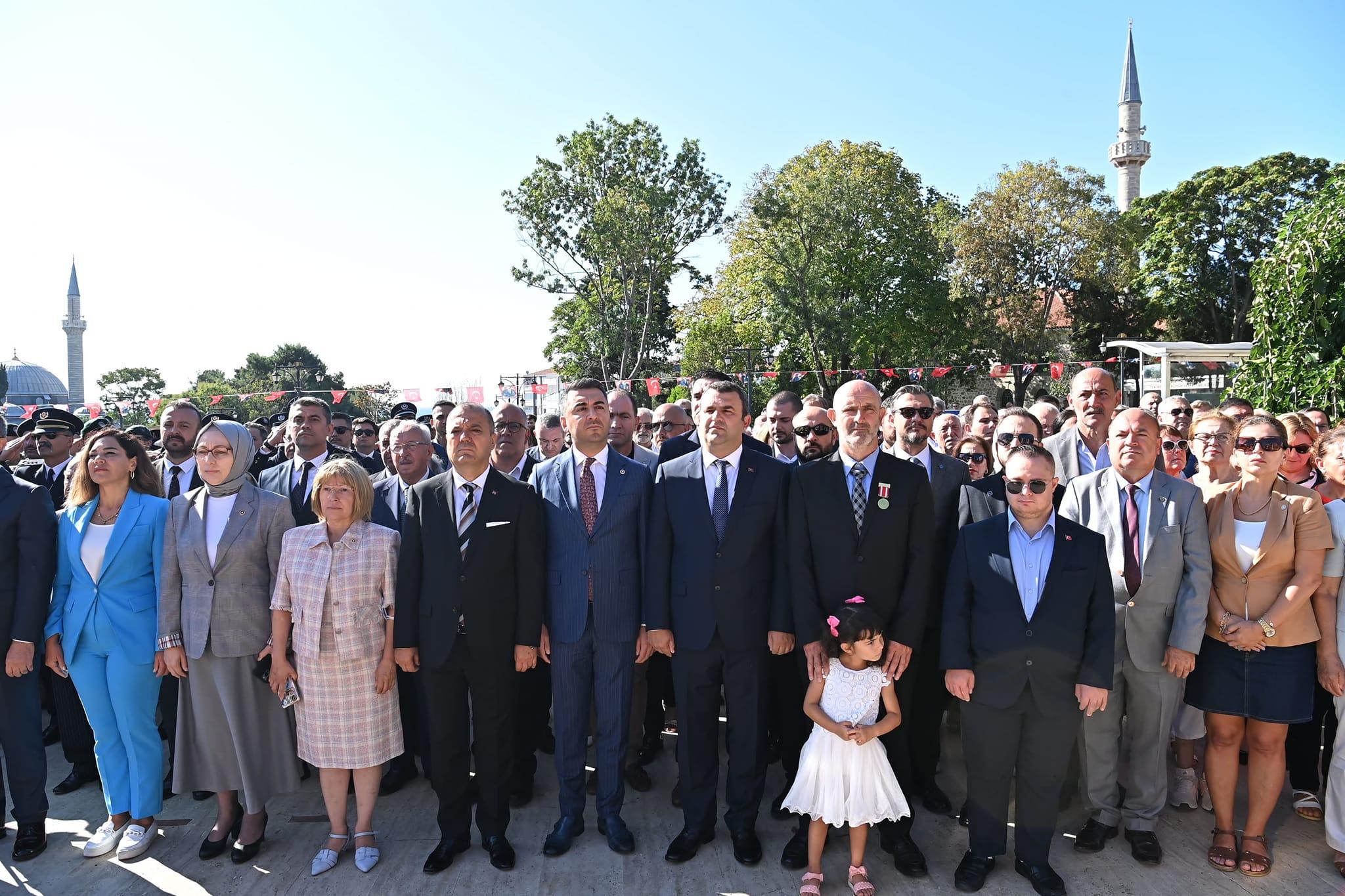 Volkan Nallar 30 Ağustos Zafer Bayramı çelenk sunma törenine katıldı.