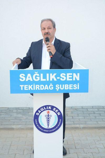 Sağlık-Sen Tekirdağ Şubesi yeni hizmet yerinin açılışını büyük bir katılım ile gerçekleştirdi