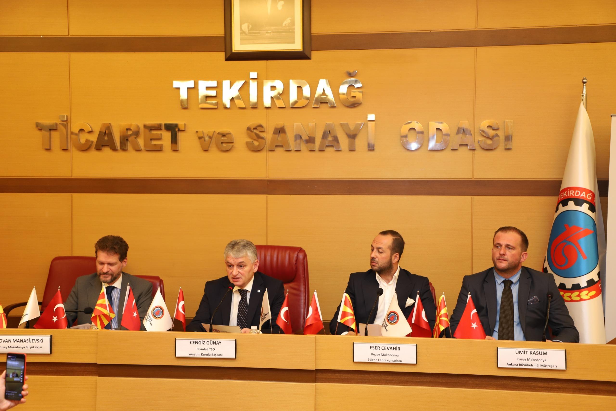 Tekirdağ TSO’da Türkiye-Kuzey Makedonya İş Forumu Gerçekleşti