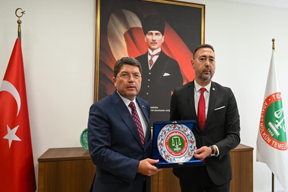 Adalet Bakanı Yılmaz Tunç’tan Tekirdağ Barosuna Ziyaret