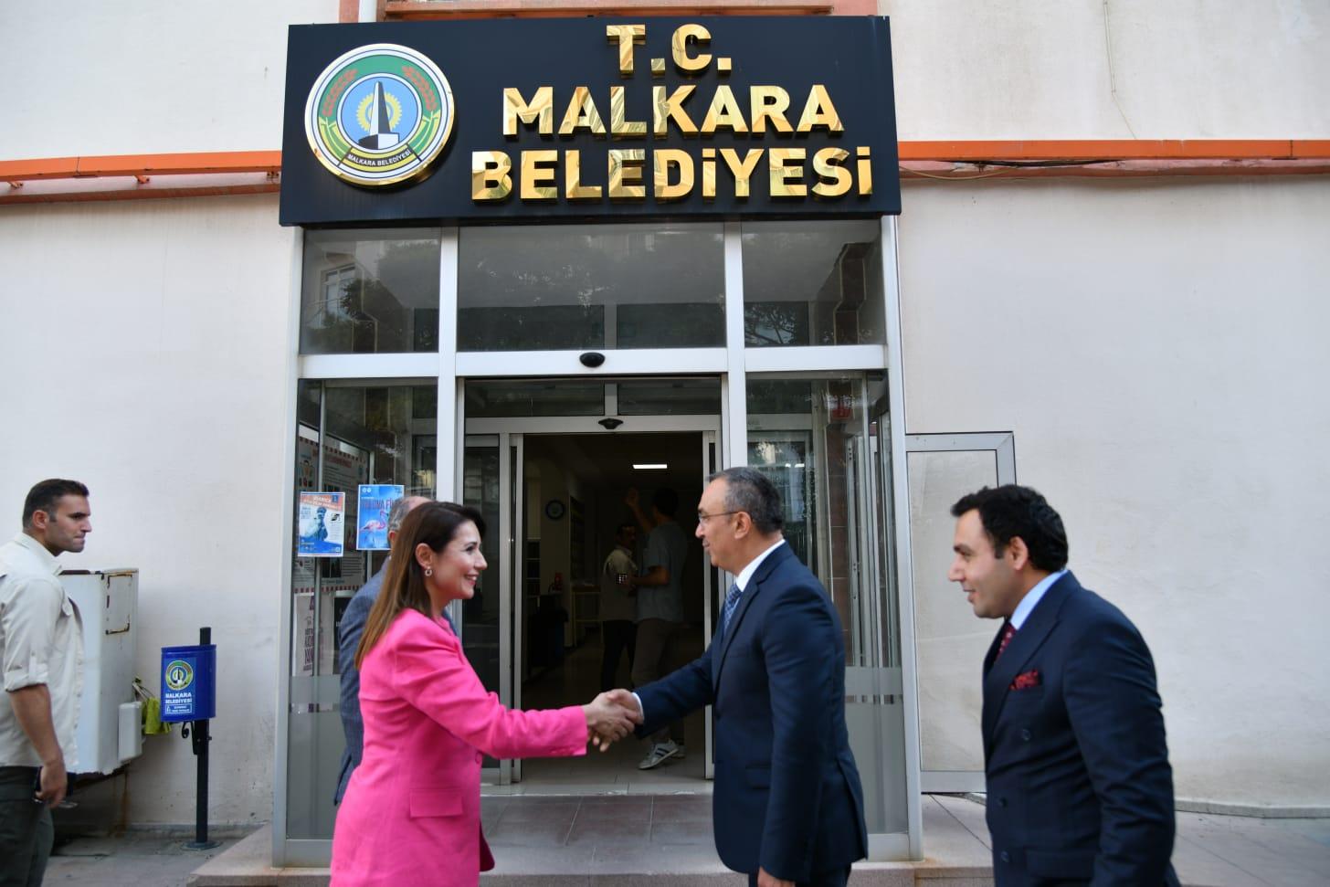 Vali Soytürk Malkara Belediyesini Ziyaret Etti