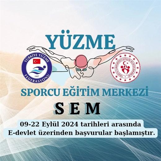 (SEM) SPORCU EGİTİM MERKEZLERİNE 2024-2025 EĞİTİM VE ÖĞRETİM YILI İÇİN YÜZME BRANŞINDA SPORCU ALIMI BAŞVURULARI BAŞLADI.