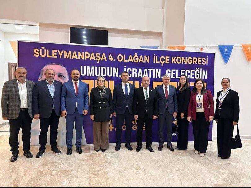Süleymanpaşa ilçe kongresi yapıldı
