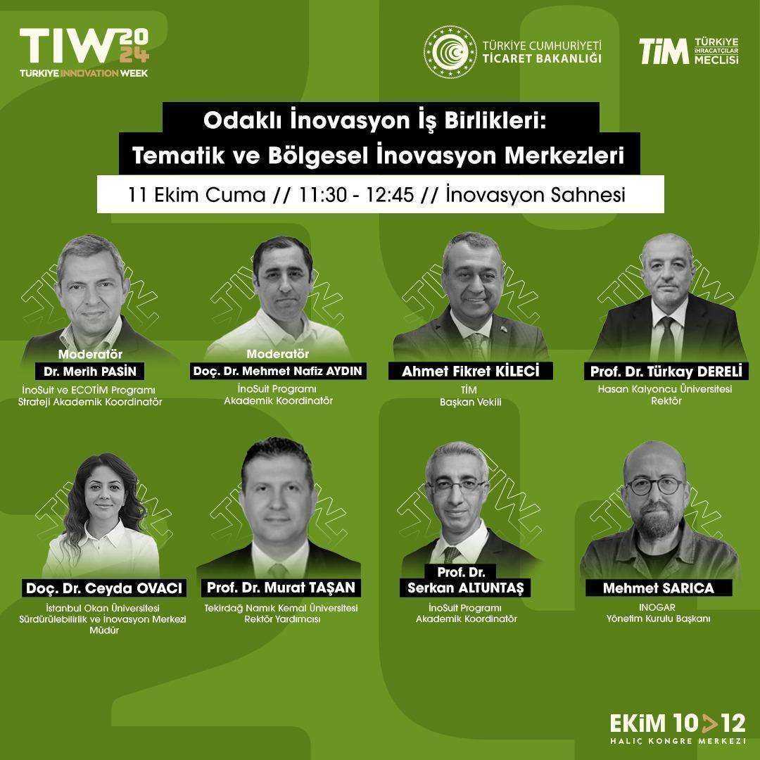 Tekirdağ Namık Kemal Üniversitesi ‘Türkiye Innovation Week 2024’te Yer Aldı