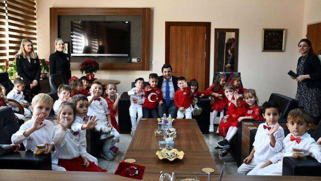 Süleymanpaşa Şehit Öğretmen Neşe Alten Anaokulu Öğretmen ve Öğrencileri Müdürlüğümüzü Ziyaret Etti