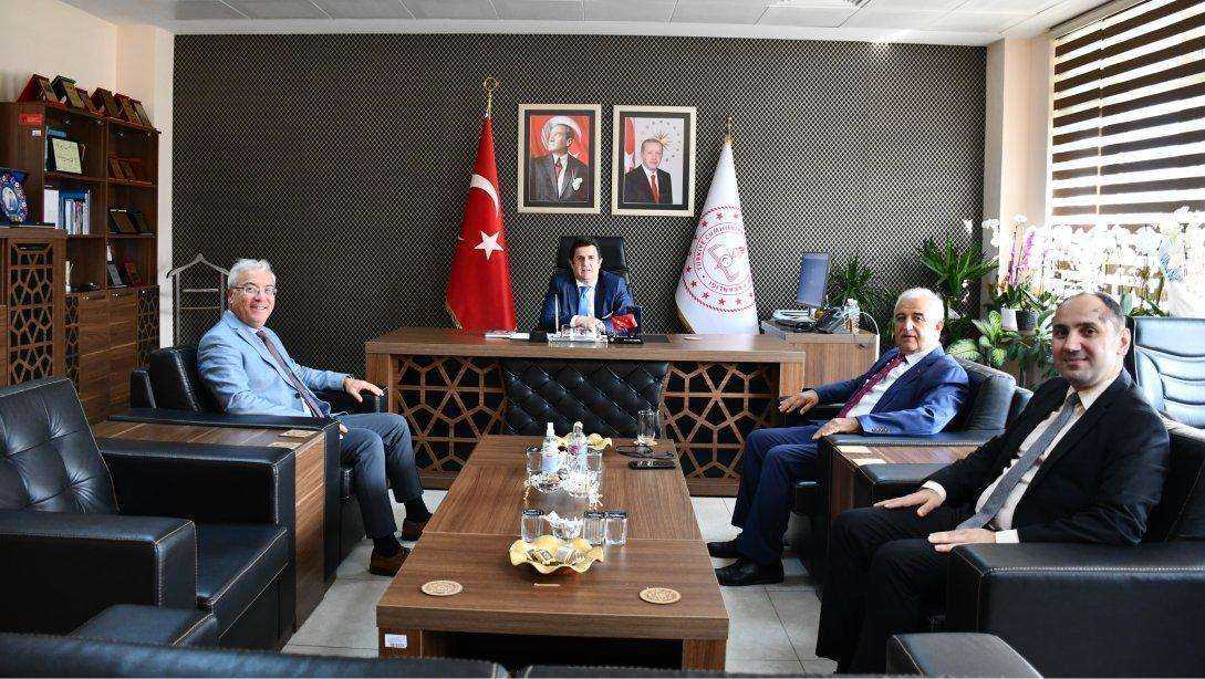 Tekirdağ il Millî Eğitim Müdürü  Dr. Abdülaziz Yeniyol’u Ziyaret