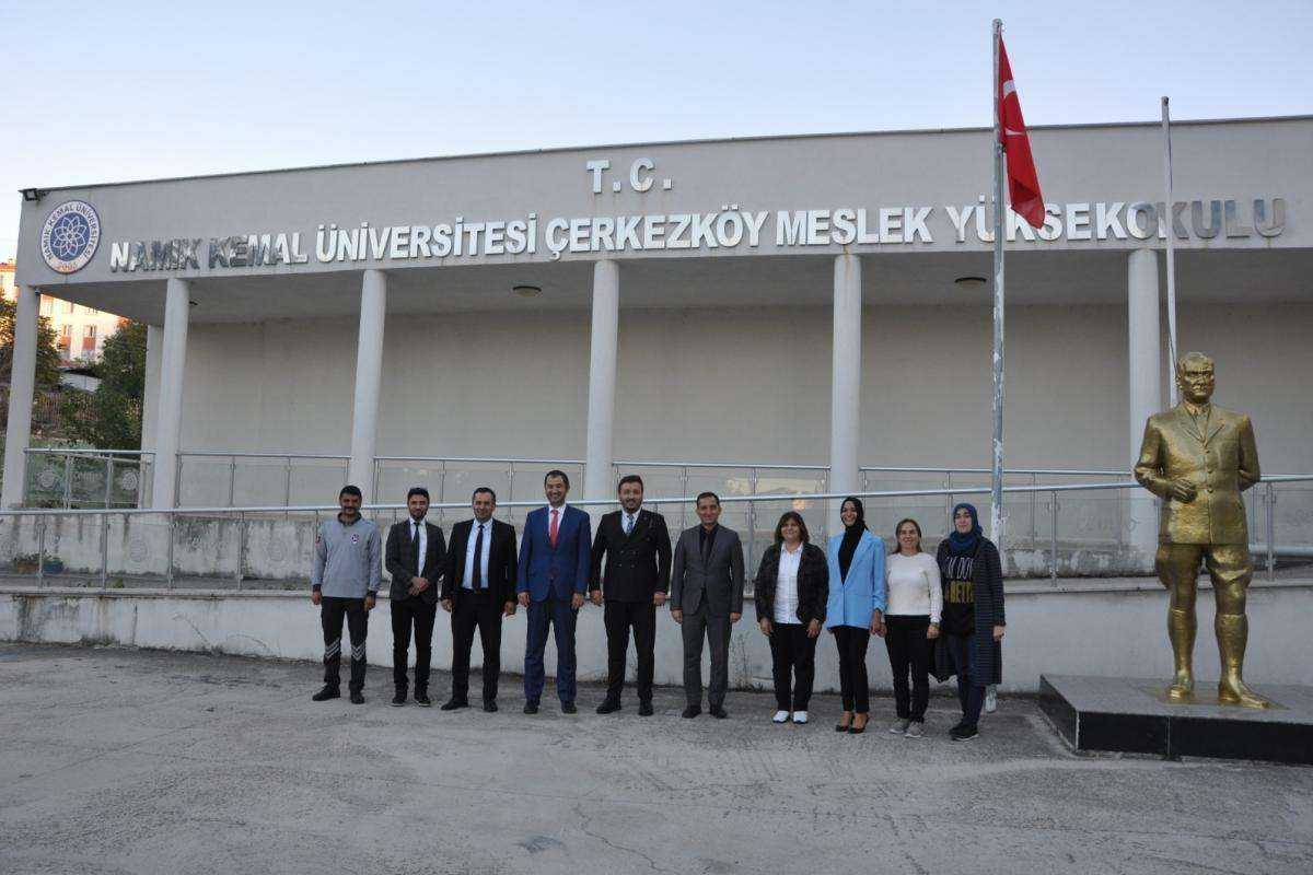 Genel Sekreterden Çerkezköy Meslek Yüksekokuluna Ziyaret