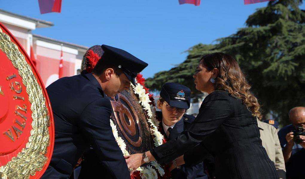 KURULUŞUN 101. YILININ KUTLAMALARI ÇELENK SUNMA TÖRENİ İLE BAŞLADI