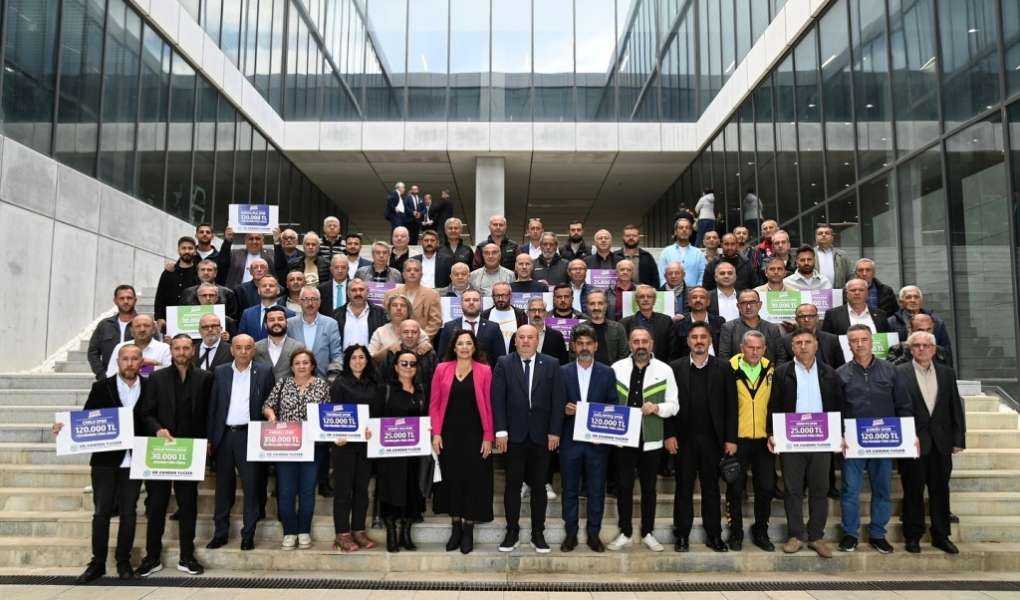 BÜYÜKŞEHİR’DEN AMATÖR SPOR KULÜPLERİNE CAN SUYU