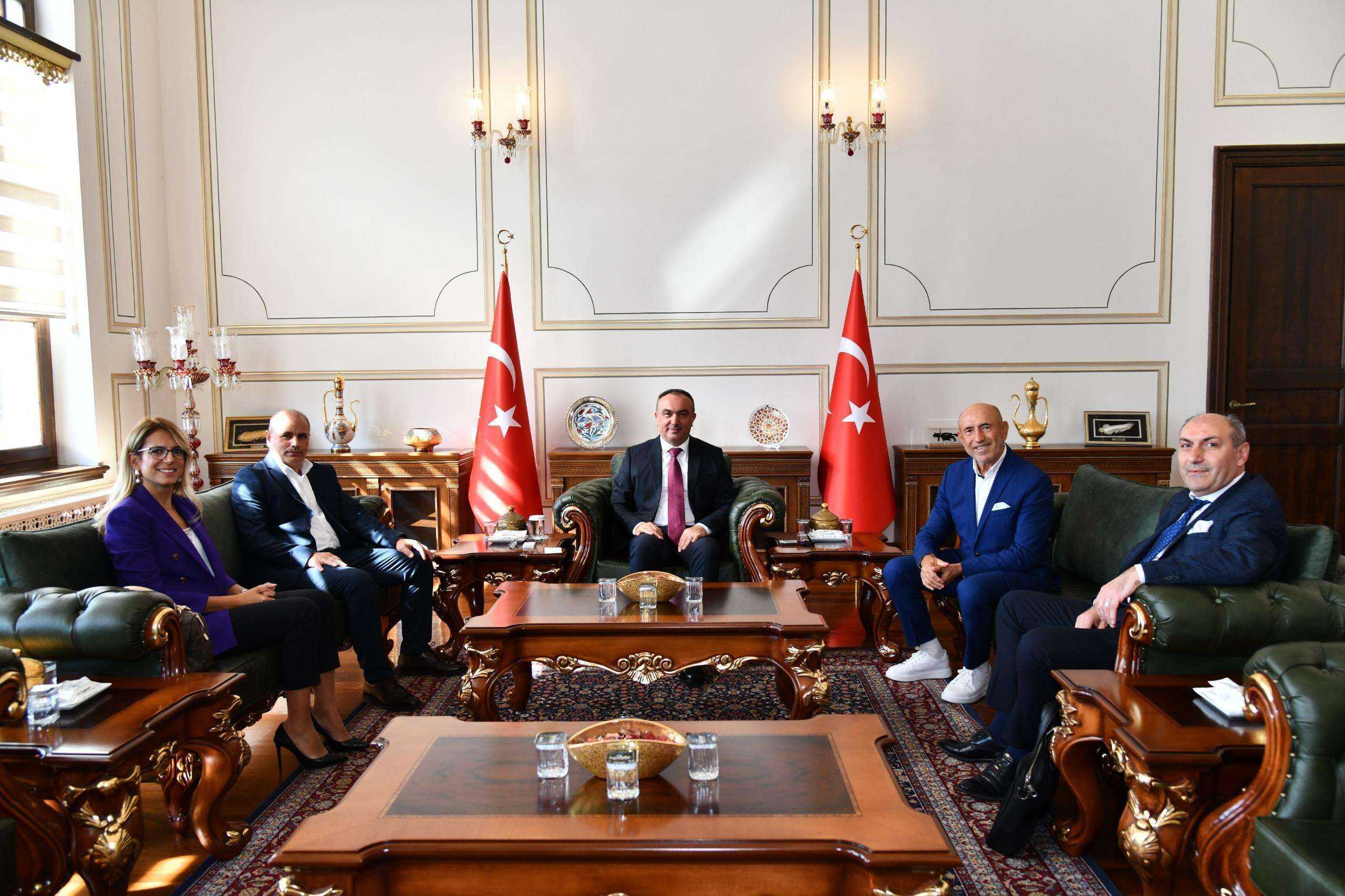 Şahinler Holding ve Avrupa Serbest Bölgesi Yönetim Kurulu Başkanı Şahin, Vali Soytürk’ü Ziyaret Etti