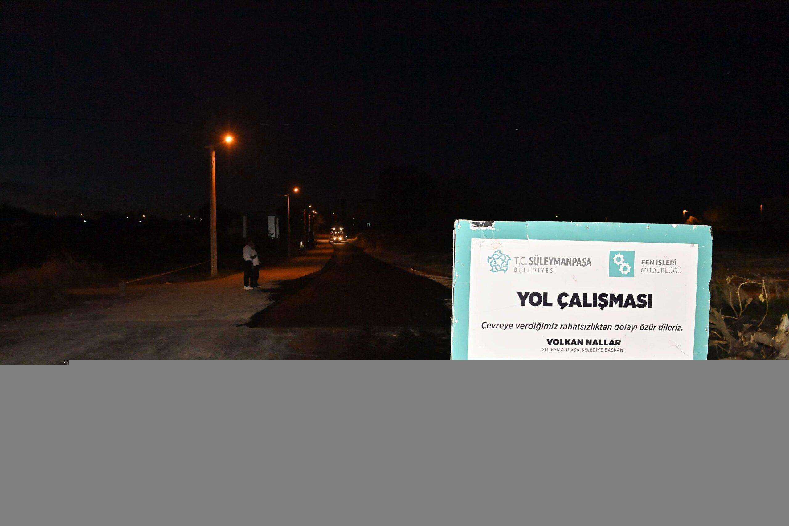 Süleymanpaşa’da Asfalt Sezonu Bozuk Yollar Tarihe Karışıyor