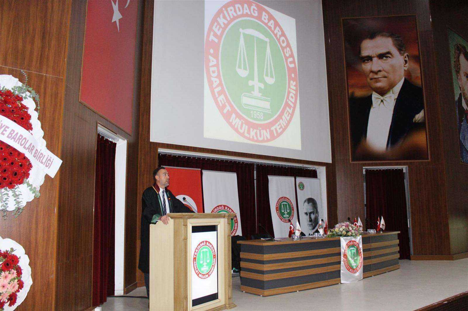 Av. Egemen Gürcün yeniden başkanlığa seçildi.