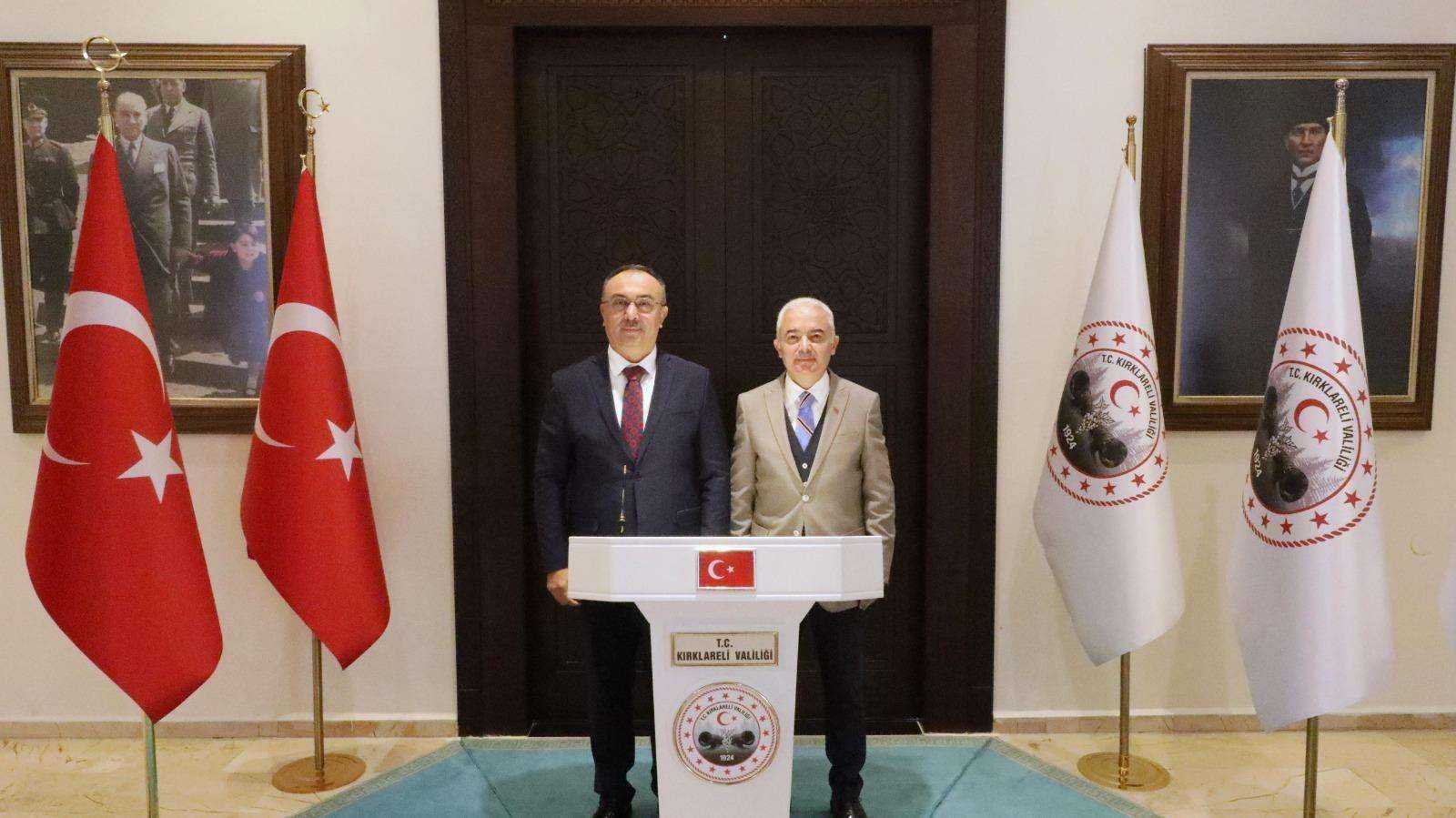 Vali Soytürk’ten Kırklareli Valisi Turan’a Hayırlı Olsun Ziyareti