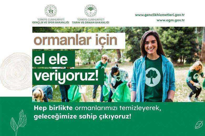 81 İLİMİZDE EŞ ZAMANLI OLARAK İLİMİZDE DE ”ORMANLAR İÇİN EL ELE ” ETKİNLİĞİNDE BULUŞUYORUZ.