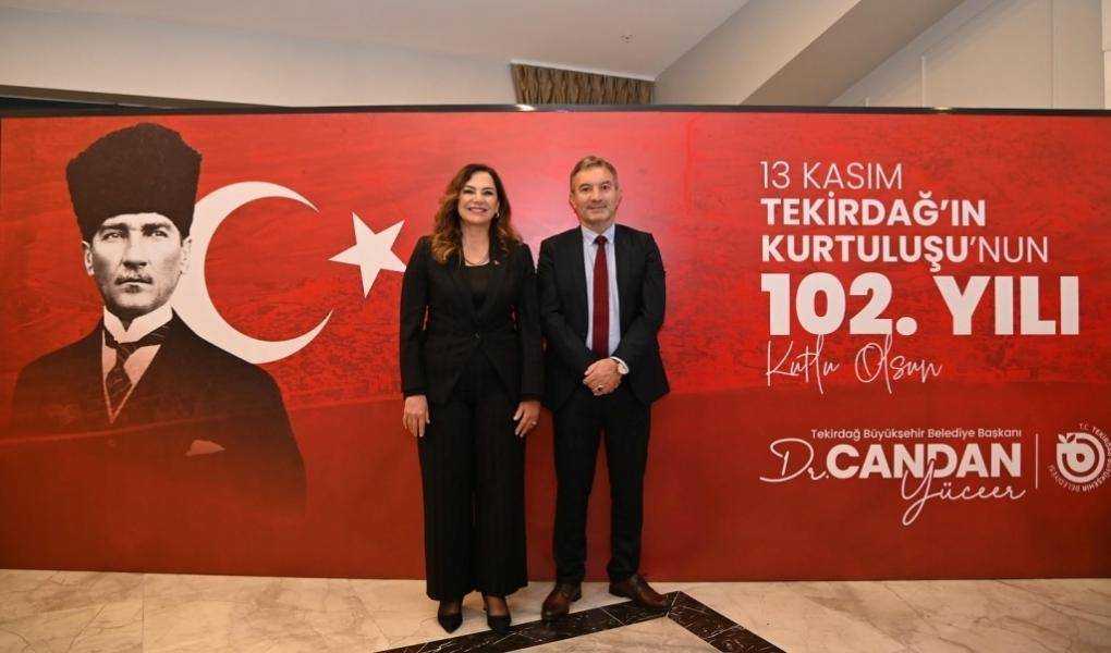 13 KASIM TEKİRDAĞ’IN KURTULUŞ BAYRAMI RESEPSİYONU DÜZENLENDİ