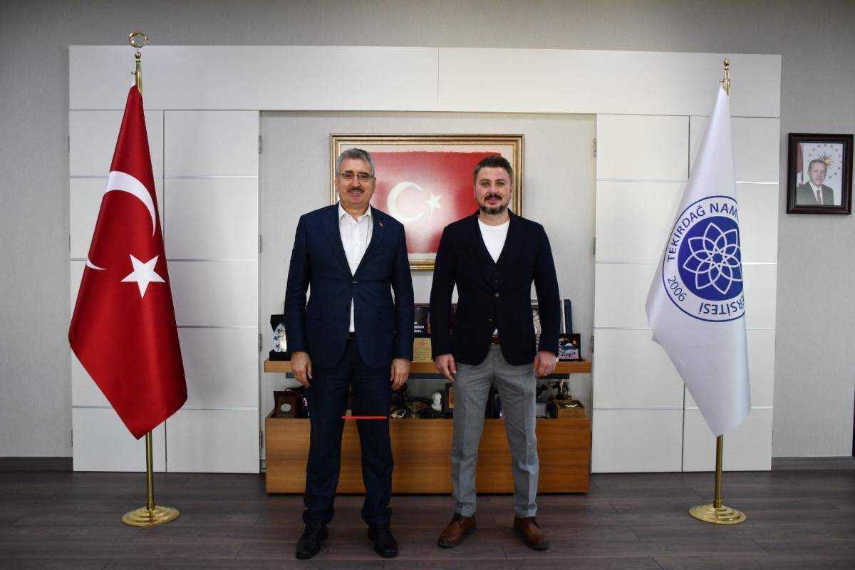 NKÜ Rektörüne Ziyaret