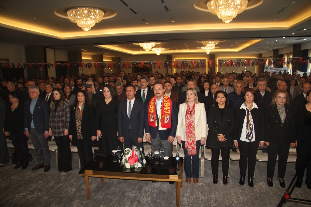 A PARTİ BİNASINI GENEL BAŞKAN AÇTI