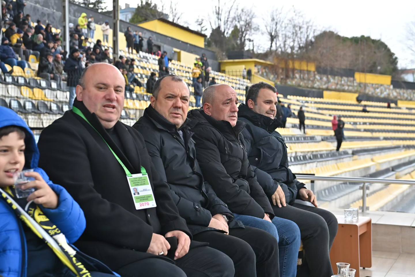 Başkan Volkan Nallar: Mv. İlhami Özcan Aygun ile birlikte tribünlerdeydik