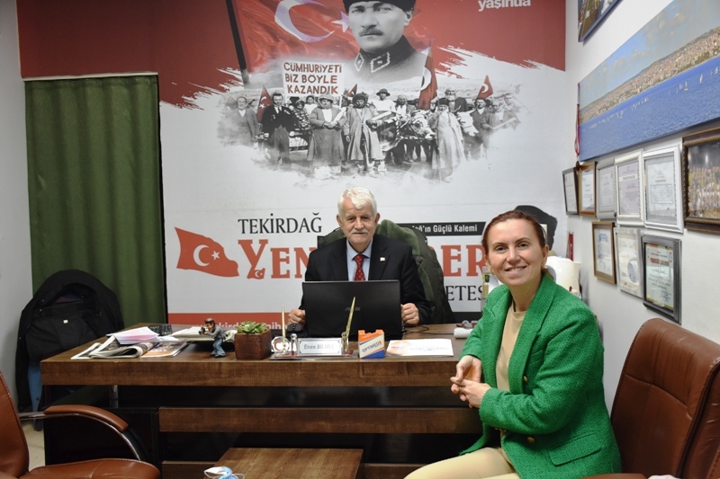 ECZACI BERRİN BAŞOLDAN GAZETEMİZE ZİYARET