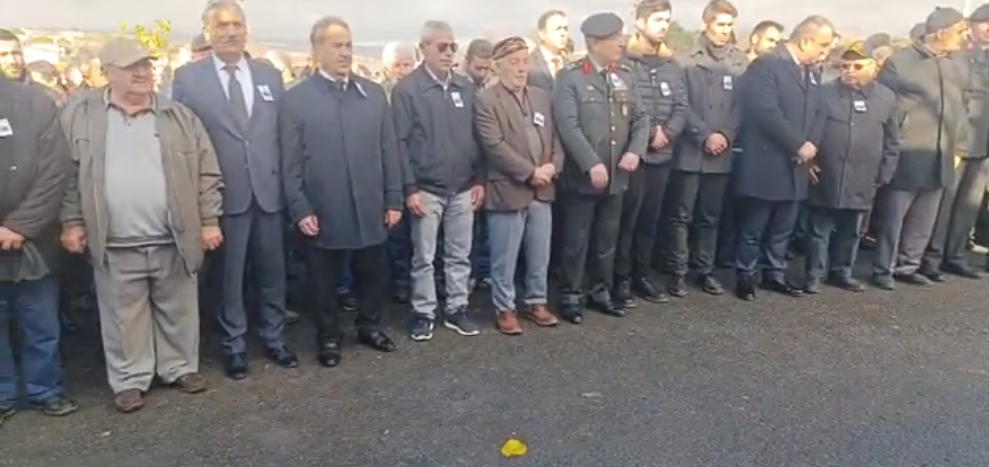 KIBRIS GAZİSİ MUSTAFA TOPÇU DEFNEDİLDİ