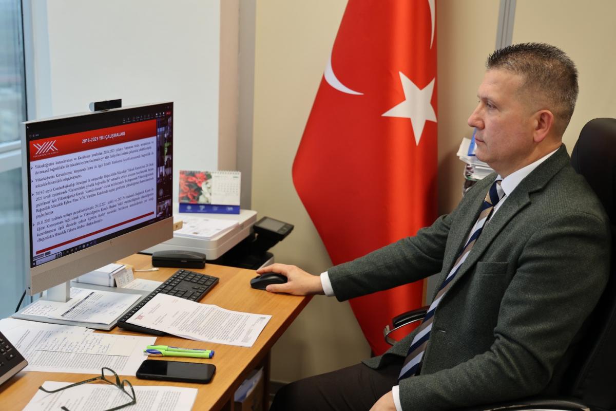 NKÜ Rektör Yardımcısı Prof. Dr. Murat TAŞAN YÖK Tarafından Düzenlenen Bağımlılık ile Mücadele Toplantısına Katıldı