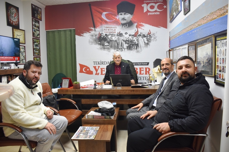 BİRİBİRİNDEN DEĞERLİ HOCALARIMIZIDAN GAZETEMİZE ZİYARET