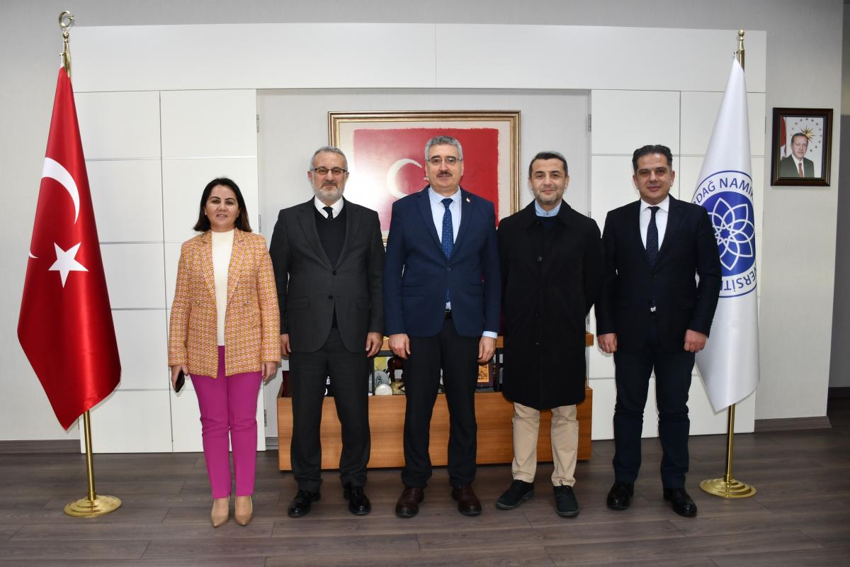 Tekirdağ İl Sağlık Müdürlüğü’nden Rektörümüze Ziyaret