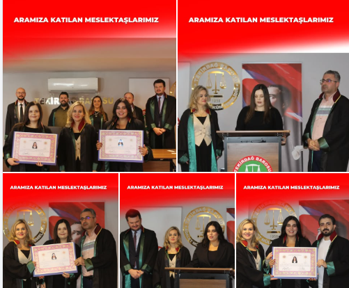 Avukatlık Ruhsatnamesi almaya hak kazananlar