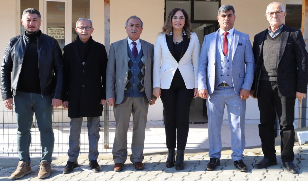 CANDAN BAŞKAN, SARAY’DA MUHTARLARLA BULUŞTU