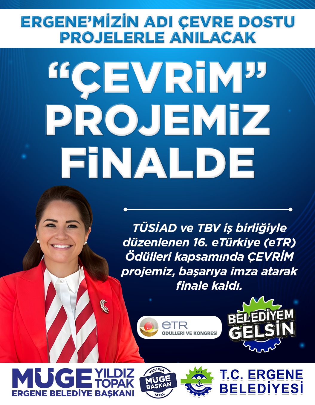 ERGENE BELEDİYESİ’NİN “ÇEVRİM” PROJESİ FİNALDE!