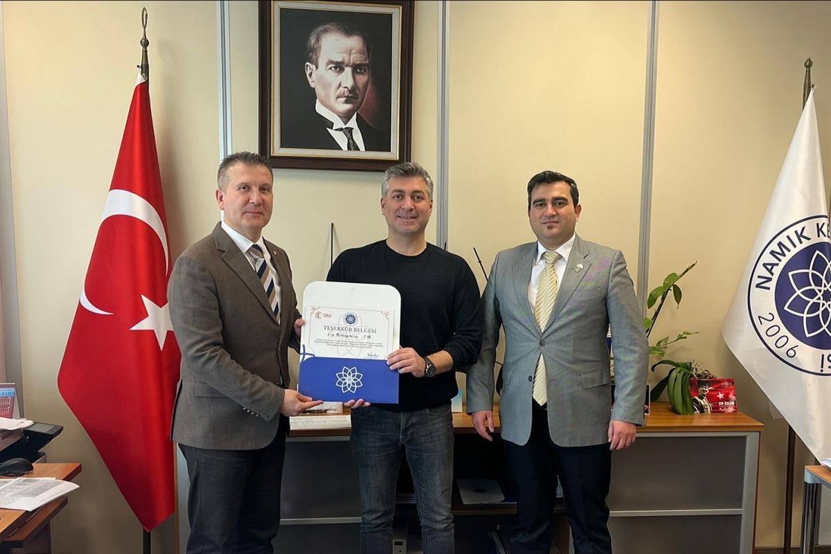 TEKİRDAĞ NKÜ’DEN NARKOTİK ŞUBE’YE TEŞEKKÜR
