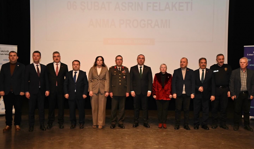 6 ŞUBAT DEPREMİ TEKİRDAĞ’DA ANILDI