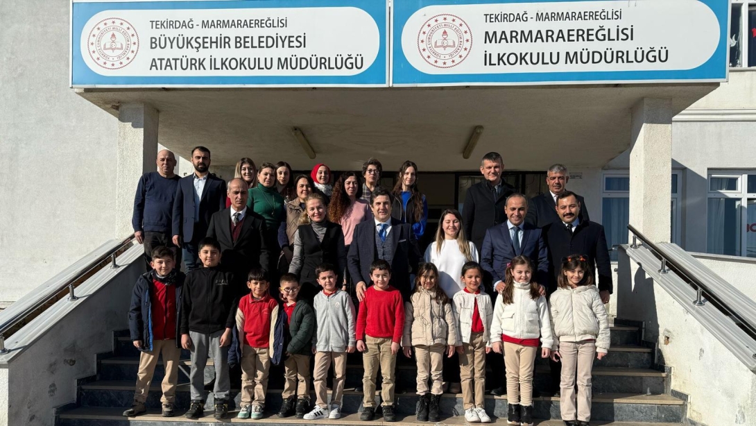 İl Milli Eğitim Müdürümüz Dr. Abdülaziz Yeniyol Marmaraereğlisi İlçesini Ziyaret Etti