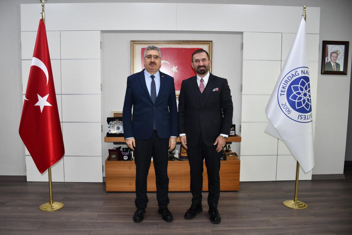 KARADAĞ EDİRNE FAHRİ KONSOLOSU’NDAN REKTÖRÜMÜZE NEZAKET ZİYARETİ Yeni