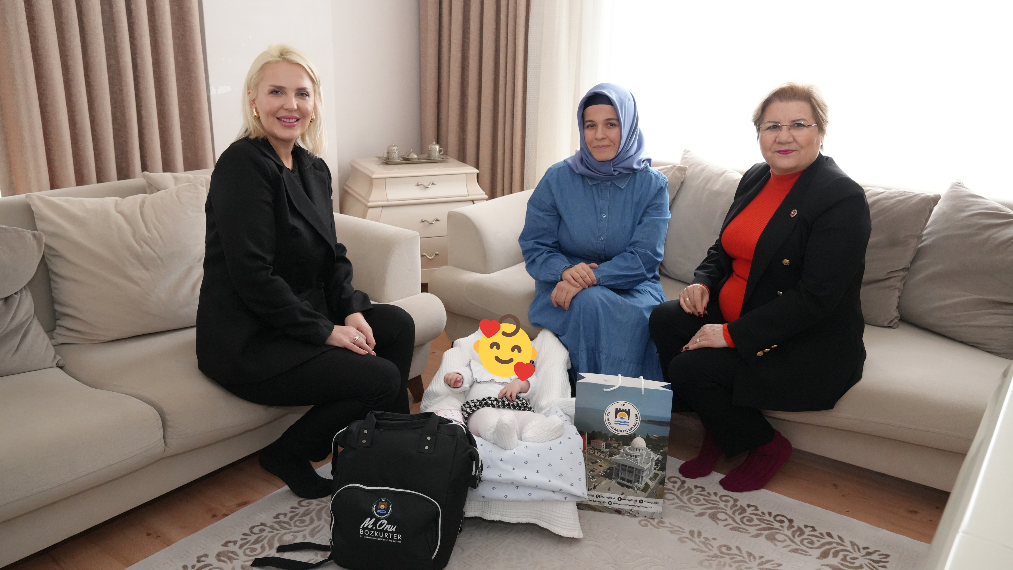 Marmaraereğlisi Belediyesi’nden Yenidoğanlara Ziyaret
