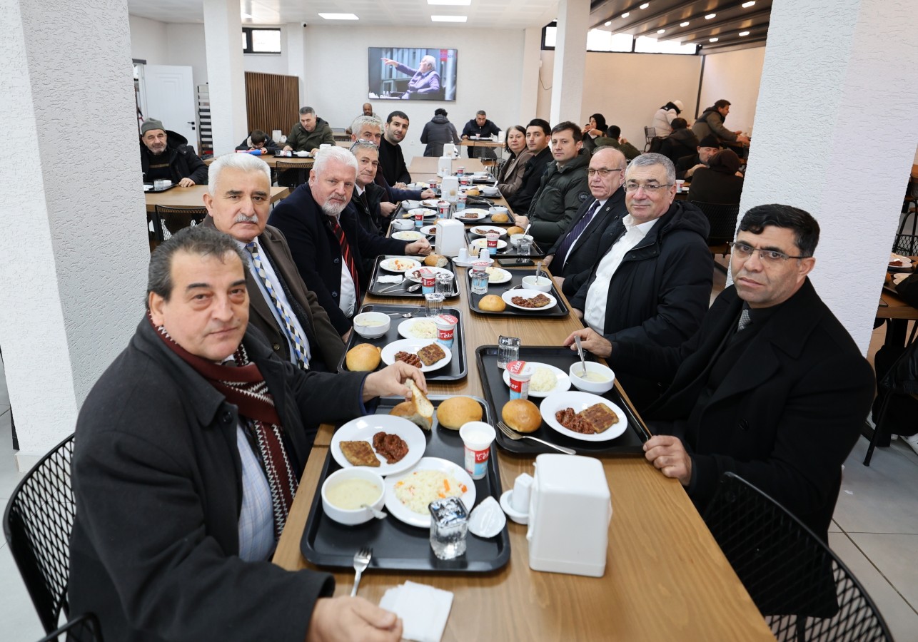 MUHTARLARIMIZLA KENT LOKANTASI’NDA BİR ARAYA GELDİK