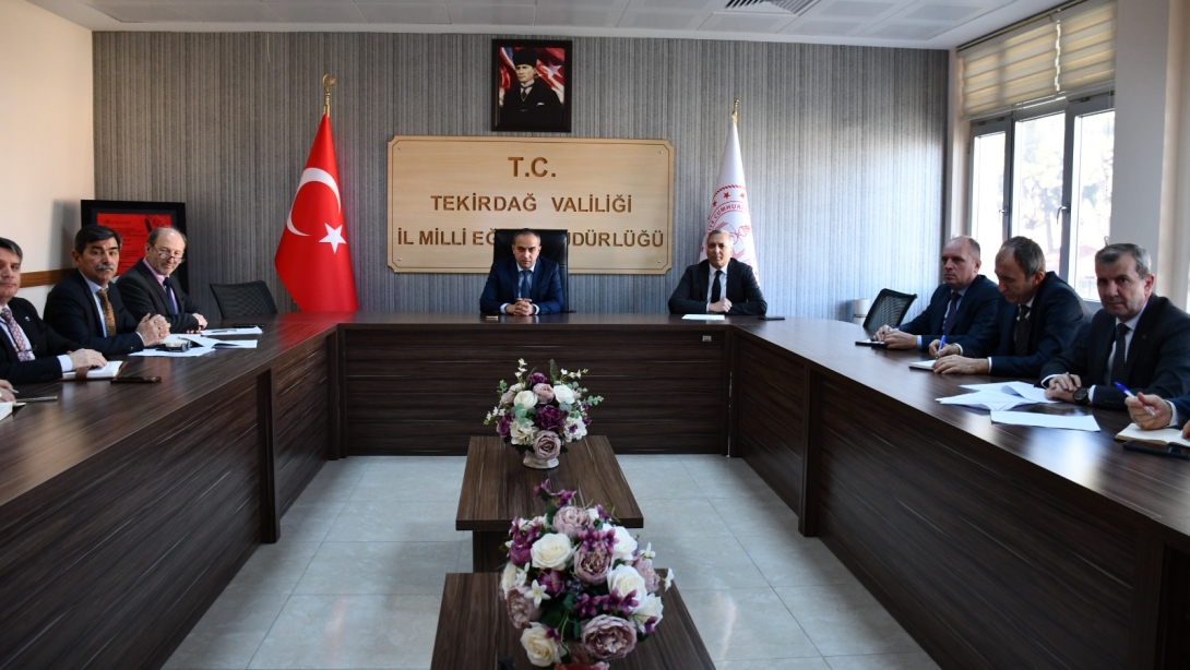 Özel Program ve Proje Uygulayan Eğitim Kurumları Müdürleriyle Bilgilendirme, Değerlendirme ve Koordinasyon Toplantısı Yapıldı