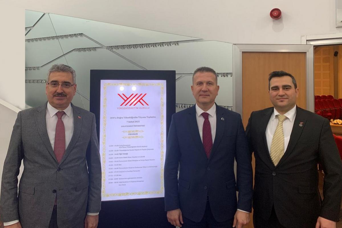 REKTÖRÜMÜZ PROF. DR. MÜMİN ŞAHİN BAŞKANLIĞINDAKİ TEKİRDAĞ NKÜ HEYETİ “YÖK 2030 VİZYONU BÖLGESEL TOPLANTISI”NA KATILDI