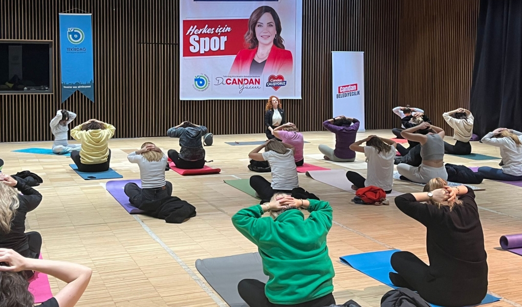 TEKİRDAĞ BÜYÜKŞEHİR BELEDİYESİ’NDE YOGA DERSLERİ BAŞLADI
