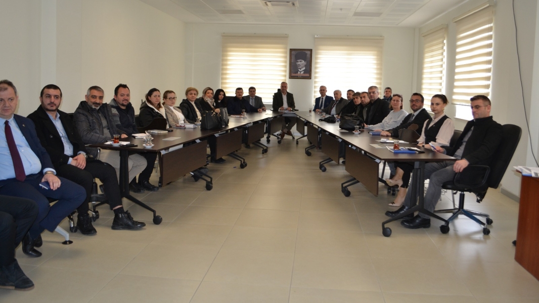 “Bir Destandır Çanakkale” programı çerçevesinde Çanakkale’ye Gezi-Tur planlamalarına ilişkin Toplantı yapıldı.