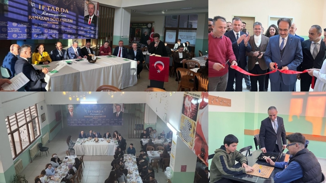 “İftarda Konuşalım” Söyleşileri Ergene İlçesinde Devam Etti