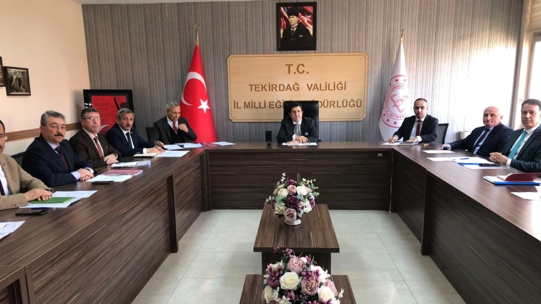 “İlçe Millî Eğitim Müdürleri Kurulu” Toplantısı Yapıldı