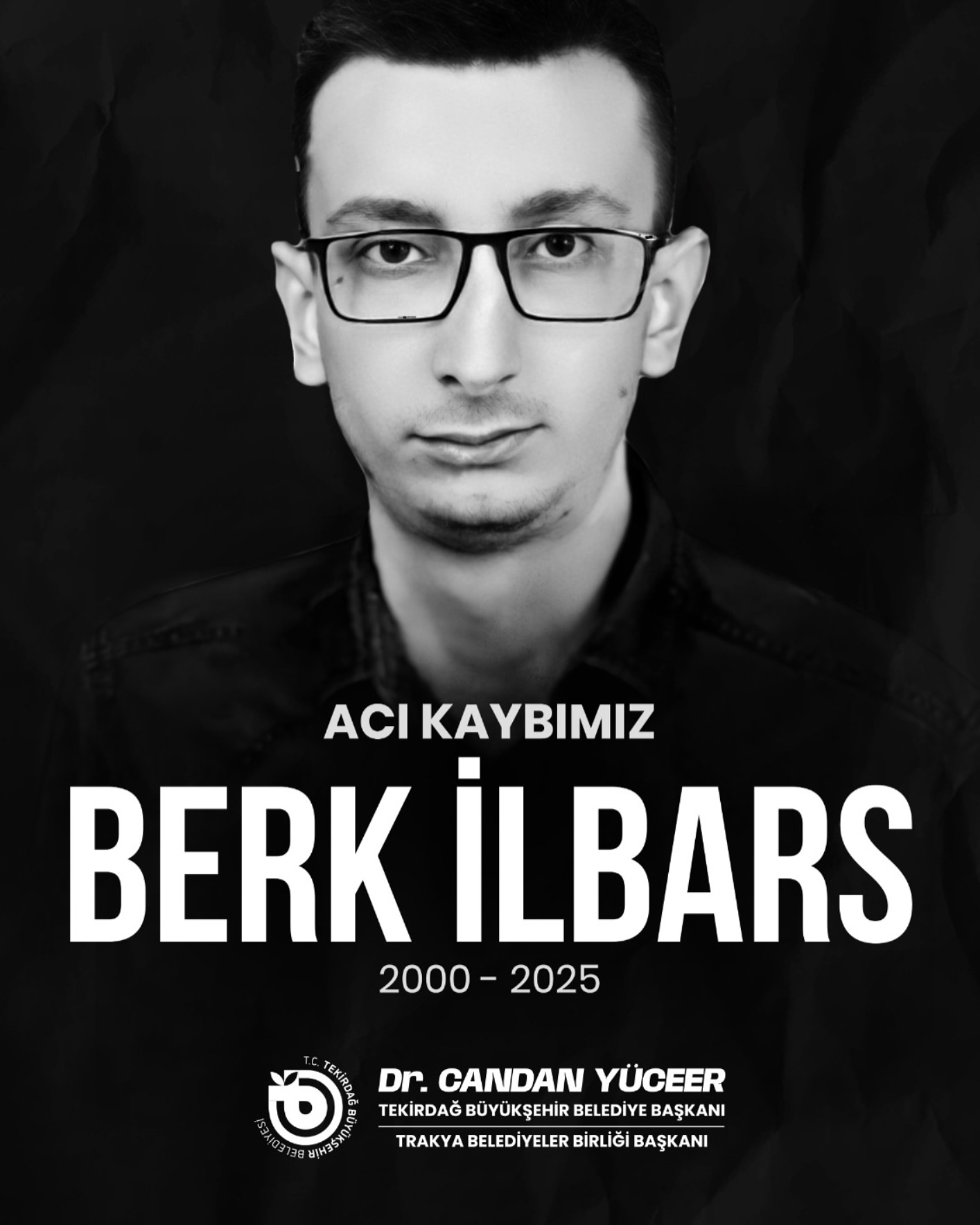 TEKİRDAĞ BÜYÜKŞEHİR BELEDİYESİNİ ÜZEN ÖLÜM