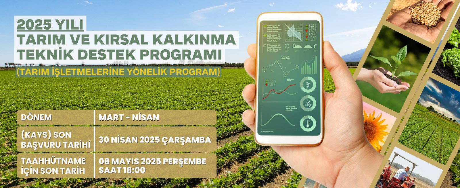 Trakyaka 2025 Yılı Tarım ve Kırsal Kalkınma Teknik Destek Programını İlan Etti